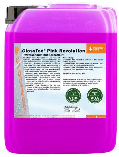 GlossTec® Pink Revolution - Powerschaum mit Farbeffekt
