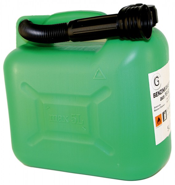 Reservekanister 5 Liter, grün