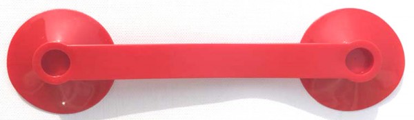 Saugnäpfe, weich, 125 mm lang, rot