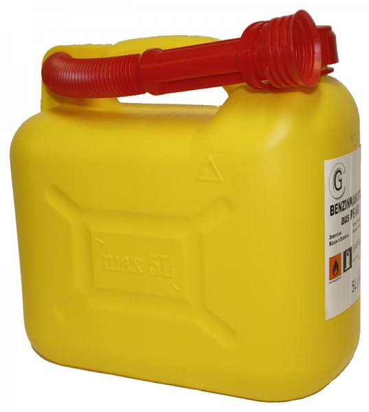 Reservekanister 5 Liter, gelb