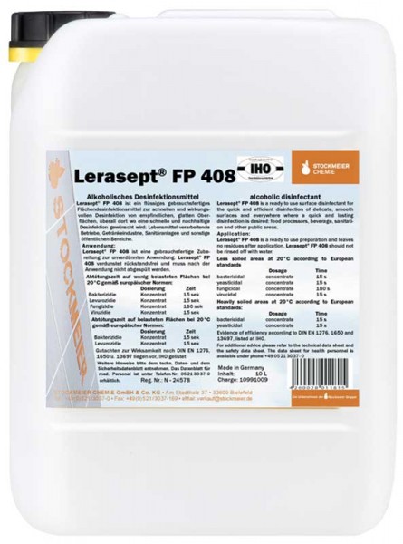 Lerasept® FP 408 zur Flächendesinfektion, 4 Kanister á 10 Liter