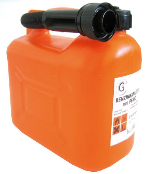 Reservekanister 5 Liter, orange